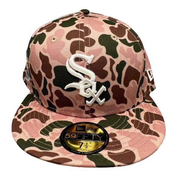 New Era 59Fifty Fitted Hat Chicago White Sox Duck Camouflage Men's Sz 7-1/2 - Picture 1 of 9